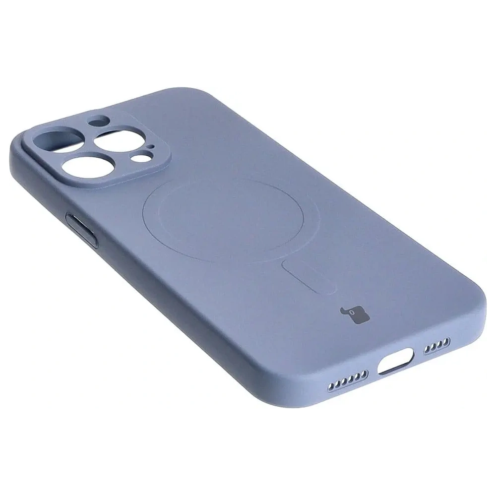 Hurtownia GSM - Bizon Case Silicone Magnetic Apple iPhone 15 Pro Max gri - BIZ3463 - {ean13} - Hurt