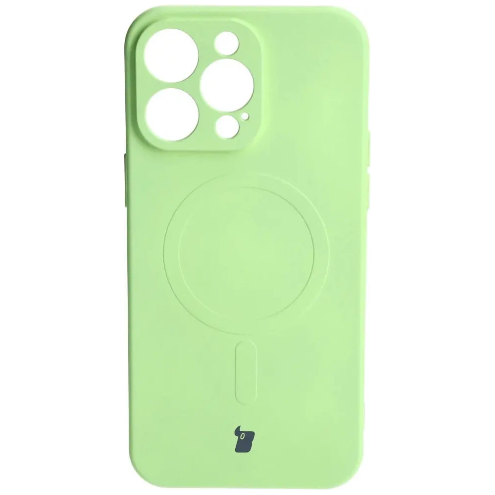 Hurtownia GSM - Bizon Case Silikon Magnetic Apple iPhone 15 Pro Max hellgrün - BIZ3464 - {ean13} - Hurt