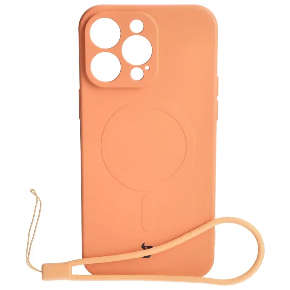 Wholesale Bizon Case Silicone Magnetic Apple iPhone 15 Pro Max carrot - BIZ3465 - {ean13} - Hurt