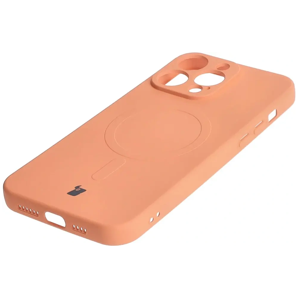 Wholesale Bizon Case Silicone Magnetic Apple iPhone 15 Pro Max carrot - BIZ3465 - {ean13} - Hurt