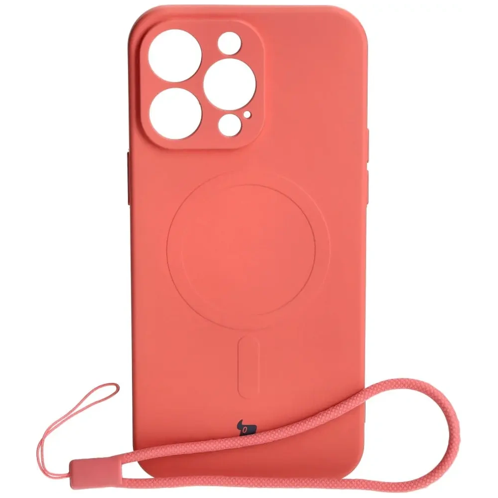 Hurtownia GSM - Bizon Case Szilikon Magnetic Apple iPhone 15 Pro Max piszkos rózsaszín - BIZ3467 - {ean13} - Hurt