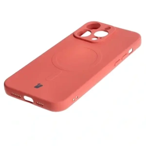 Hurtownia GSM - Bizon Case Silikon Magnetic Apple iPhone 15 Pro Max schmutziges Pink - BIZ3467 - {ean13} - Hurt