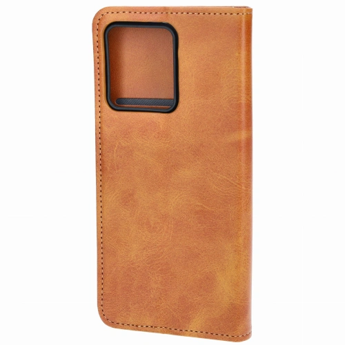Etui z klapką Bizon Case Pocket Pro do Motorola Edge 40 Neo brązowe