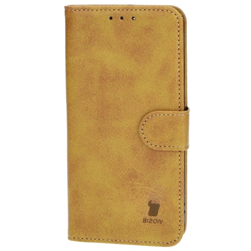 Etui z klapką Bizon Case Pocket do Apple iPhone 14 Pro brązowe