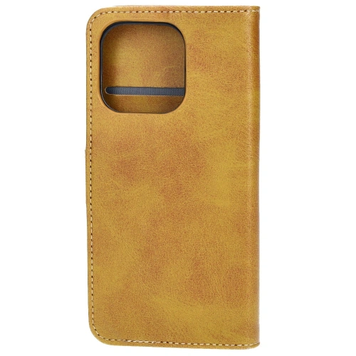 Etui z klapką Bizon Case Pocket do Apple iPhone 14 Pro brązowe