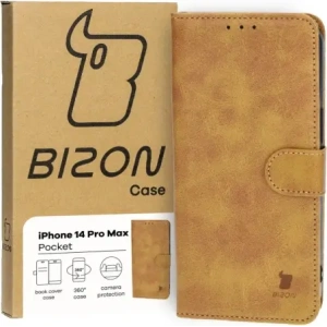 Wholesale Bizon Case Pocket Apple iPhone 14 Pro Max brown - BIZ3479 - {ean13} - Hurt