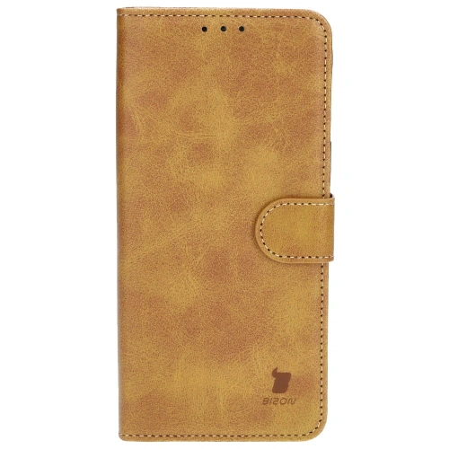 Etui z klapką Bizon Case Pocket do Apple iPhone 14 Pro Max brązowe