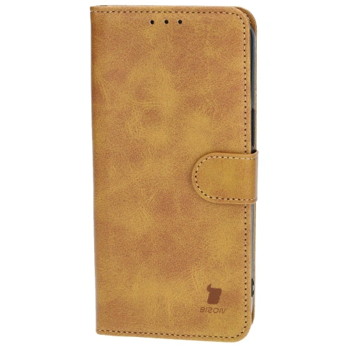 Etui z klapką Bizon Case Pocket do Apple iPhone 14 Pro Max brązowe