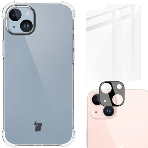 Etui Bizon Case Clear Pack do Apple iPhone 15 Plus przezroczyste