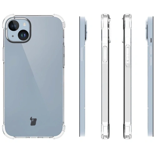 Etui Bizon Case Clear Pack do Apple iPhone 15 Plus przezroczyste