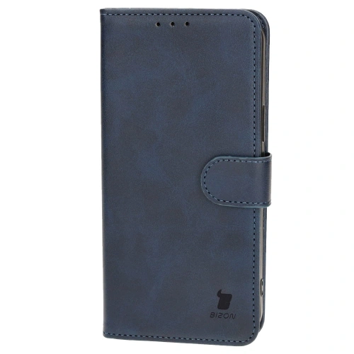 Etui z klapką Bizon Case Pocket do Apple iPhone 15 Plus granatowe