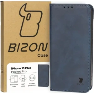 Hurtownia GSM - Bizon Case Pocket Pro Apple iPhone 15 Plus albastru marin - BIZ3489 - {ean13} - Hurt