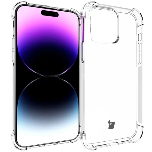 Etui Bizon Case Clear Pack do Apple iPhone 15 Pro Max przezroczyste