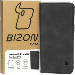 Hurtownia GSM - Bizon Case Pocket Pro Apple iPhone 15 Pro Max schwarz - BIZ3492 - {ean13} - Hurt