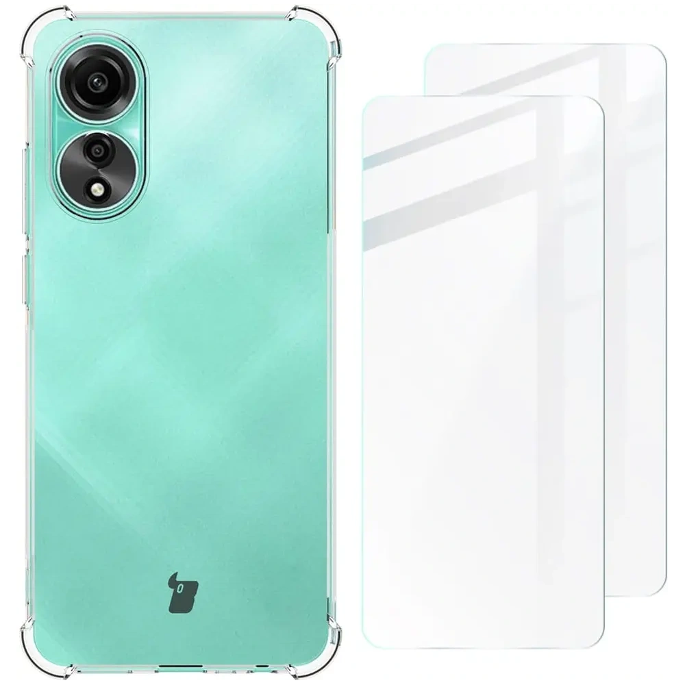 Hurtownia GSM - Etui Bizon Case Clear Pack pro Oppo A78 4G průhledné - BIZ3495 - {ean13} - Hurt