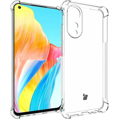 Etui Bizon Case Clear Pack do Oppo A78 4G przezroczyste