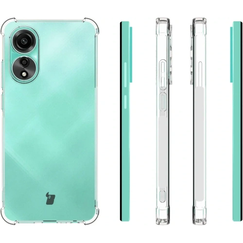 Etui Bizon Case Clear Pack do Oppo A78 4G przezroczyste