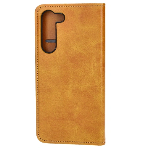 Etui z klapką Bizon Case Pocket Pro do Samsung Galaxy S23 Plus brązowe