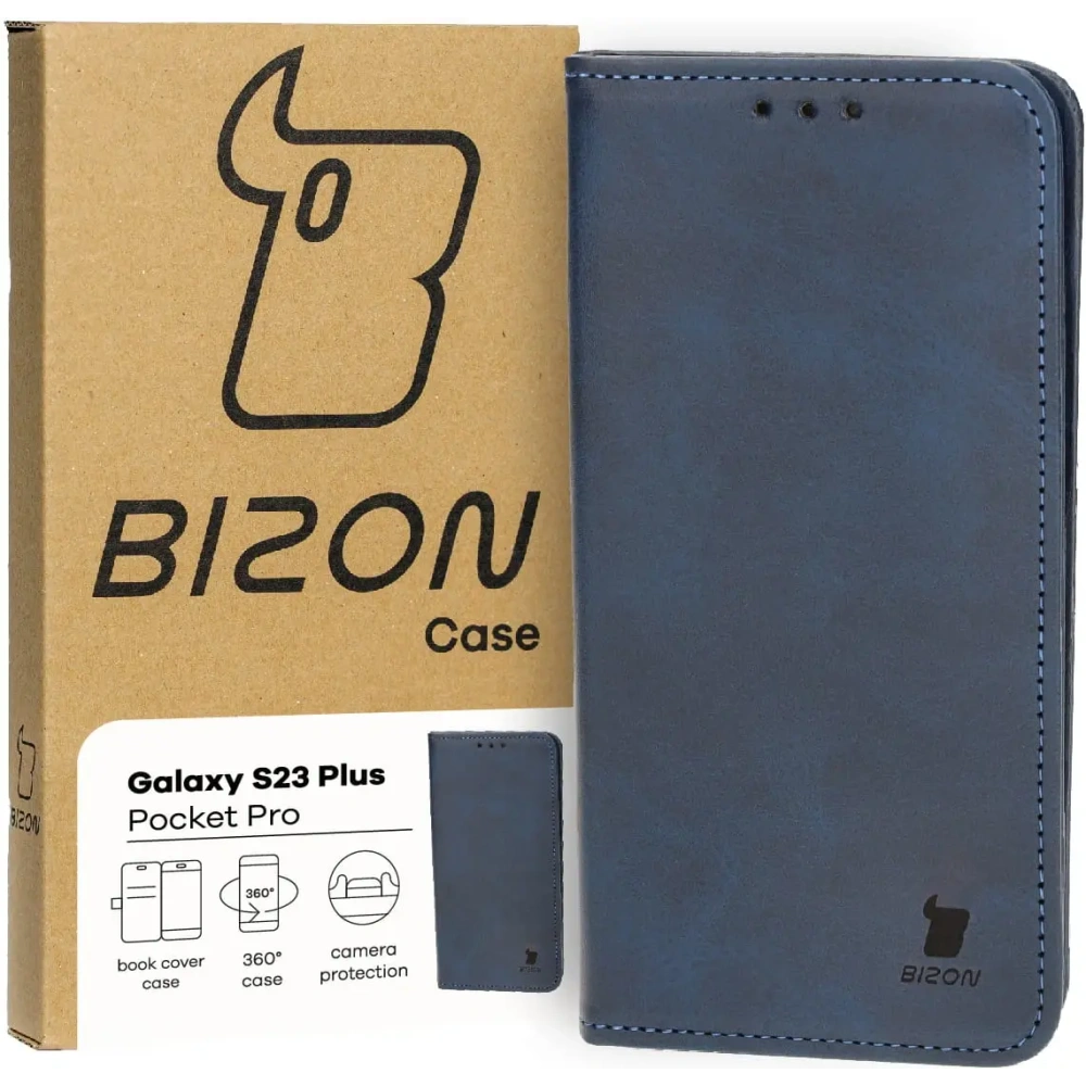 Wholesale Bizon Case Pocket Pro Samsung Galaxy S23 Plus navy blue - BIZ3498 - {ean13} - Hurt