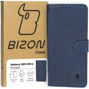 Wholesale Bizon Case Pocket Samsung Galaxy S23 Ultra navy blue - BIZ3500 - {ean13} - Hurt