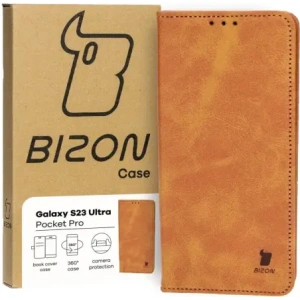 Hurtownia GSM - Bizon Case Pocket Pro Samsung Galaxy S23 Ultra barna - BIZ3501 - {ean13} - Hurt
