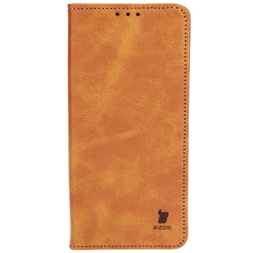 Etui z klapką Bizon Case Pocket Pro do Samsung Galaxy S23 Ultra brązowe