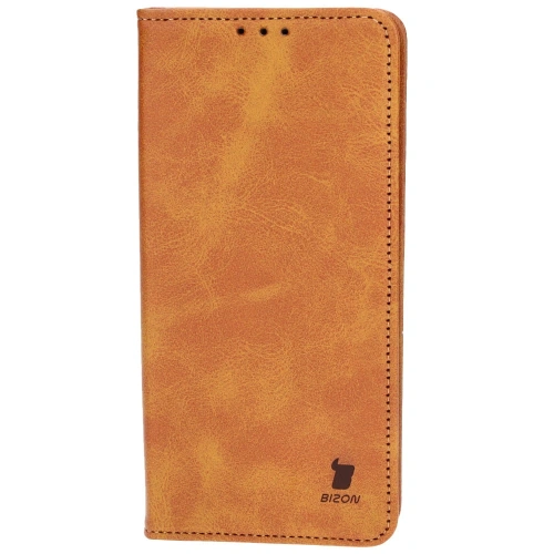 Etui z klapką Bizon Case Pocket Pro do Samsung Galaxy S23 Ultra brązowe