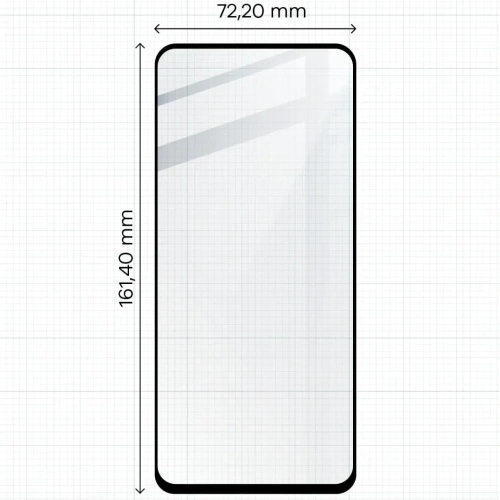 Szkło hartowane Bizon Glass Edge 2 do Realme 11 5G czarne