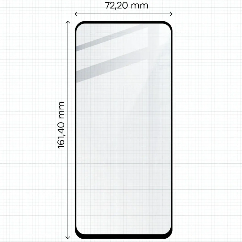 Hurtownia GSM - Bizon Glass Edge 2 Realme 11 5G negru - BIZ3506 - {ean13} - Hurt