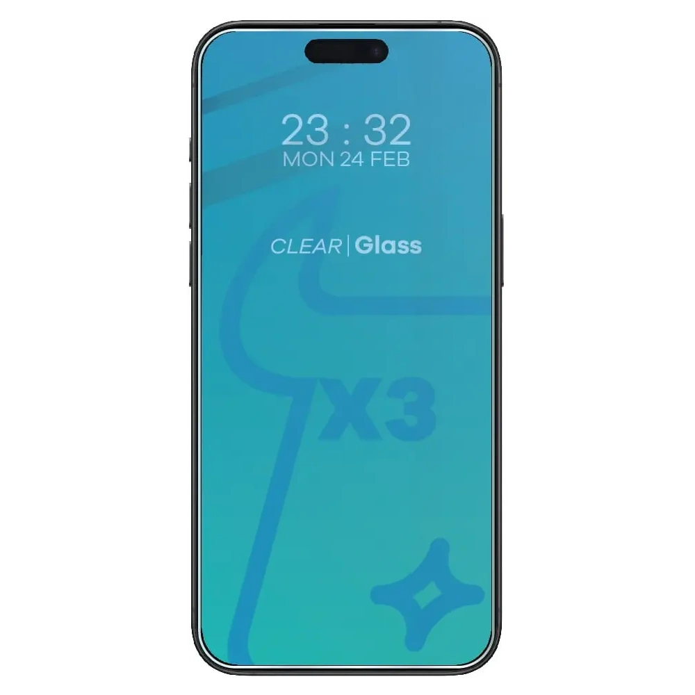 Hurtownia GSM - BIZON Clear 3x Bildschirmglas + Kameraglas Apple iPhone 15 Pro Max - BIZ3509 - {ean13} - Hurt