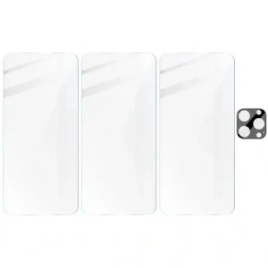 Hurtownia GSM - BIZON Clear 3x Bildschirmglas + Kameraglas Apple iPhone 15 Pro Max - BIZ3509 - {ean13} - Hurt