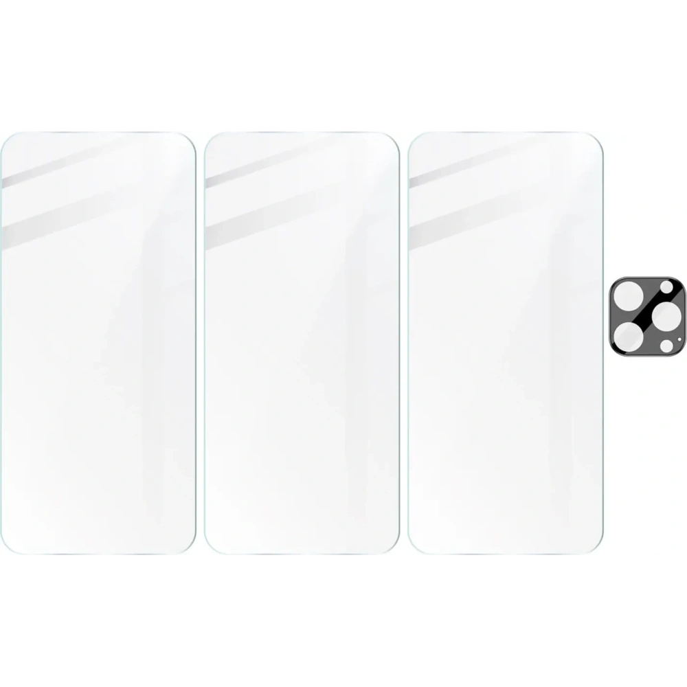 Hurtownia GSM - BIZON Clear 3x képernyő üveg + kamera üveg Apple iPhone 15 Pro Max - BIZ3509 - {ean13} - Hurt