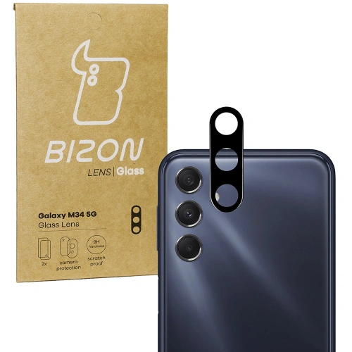 Szkło na aparat Bizon Glass Lens do Samsung Galaxy M34 5G [2 PACK]