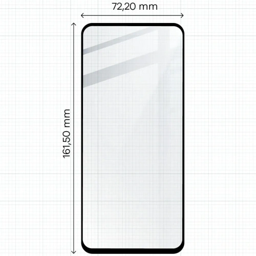 Szkło hartowane Bizon Glass Edge 2 do Oppo A58 4G czarne