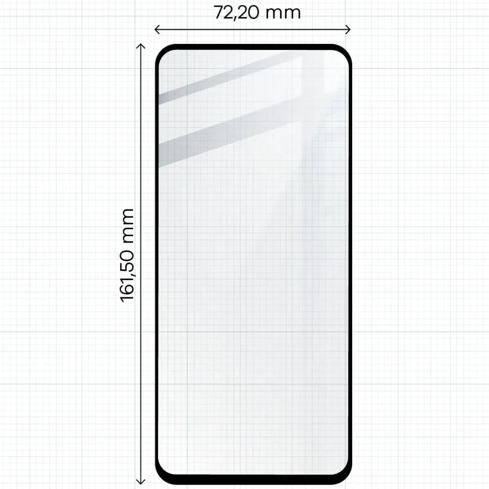 Wholesale Bizon Glass Edge 2 Oppo A58 4G black - BIZ3515 - {ean13} - Hurt