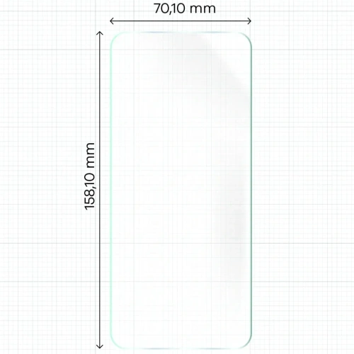 Folia hydrożelowa na ekran Bizon Glass Hydrogel Front do Oppo A58 4G / A38 [2 PACK]
