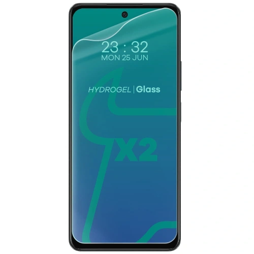Folia hydrożelowa na ekran Bizon Glass Hydrogel Front do Oppo A58 4G / A38 [2 PACK]