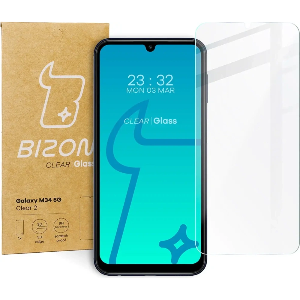 Hurtownia GSM - Bizon Glass Klar 2 Samsung Galaxy M34 5G - BIZ3517 - {ean13} - Hurt