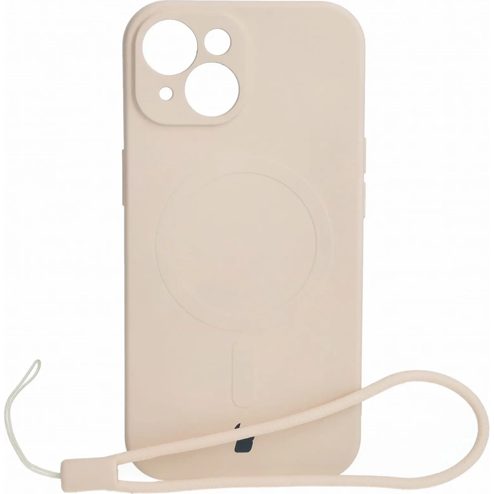 Hurtownia GSM - Bizon Case Silicone Magnetic Apple iPhone 15 bézs - BIZ3518 - {ean13} - Hurt