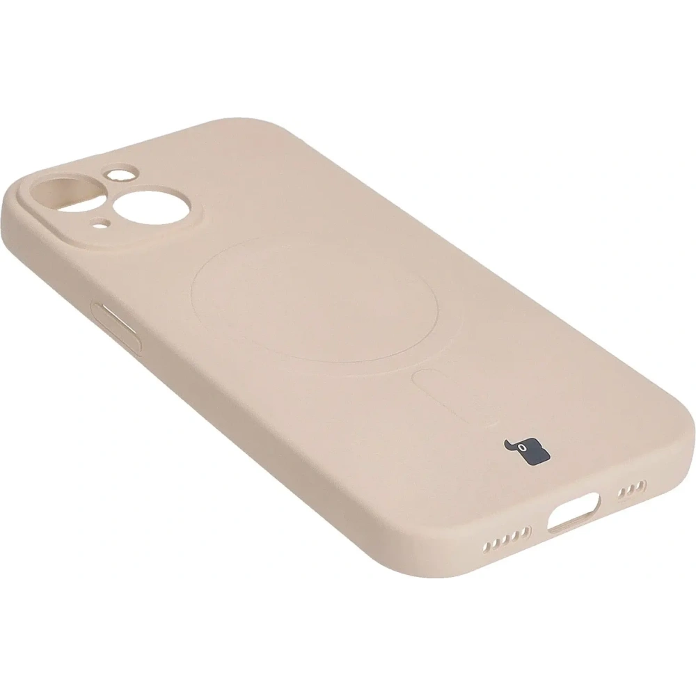 Hurtownia GSM - Bizon Case Silicone Magnetic Apple iPhone 15 bézs - BIZ3518 - {ean13} - Hurt
