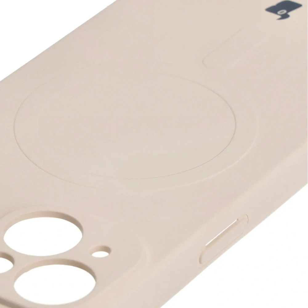 Wholesale Bizon Case Silicone Magnetic Apple iPhone 15 beige - BIZ3518 - {ean13} - Hurt