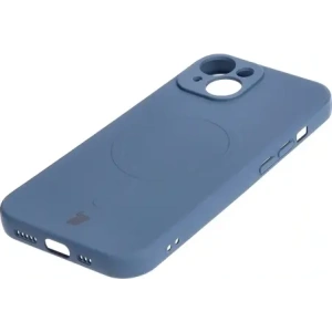 Wholesale Bizon Case Silicone Magnetic Apple iPhone 15 navy blue - BIZ3520 - {ean13} - Hurt