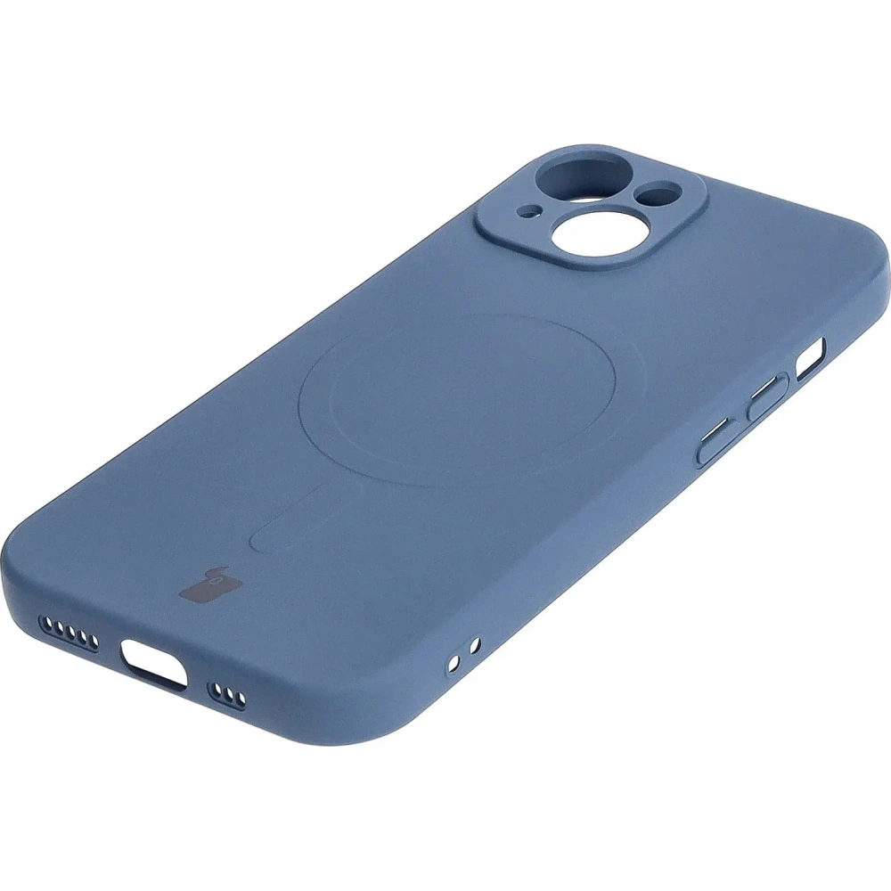 Wholesale Bizon Case Silicone Magnetic Apple iPhone 15 navy blue - BIZ3520 - {ean13} - Hurt