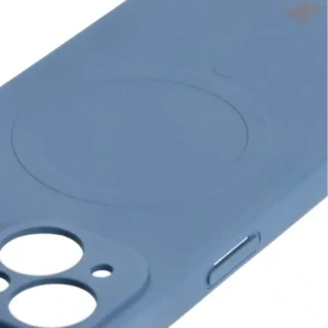 Hurtownia GSM - Silikonové pouzdro s magnetickým kroužkem Bizon Case Silicone Magnetic pro Apple iPhone 15 tmavě modré - BIZ3520 - {ean13} - Hurt