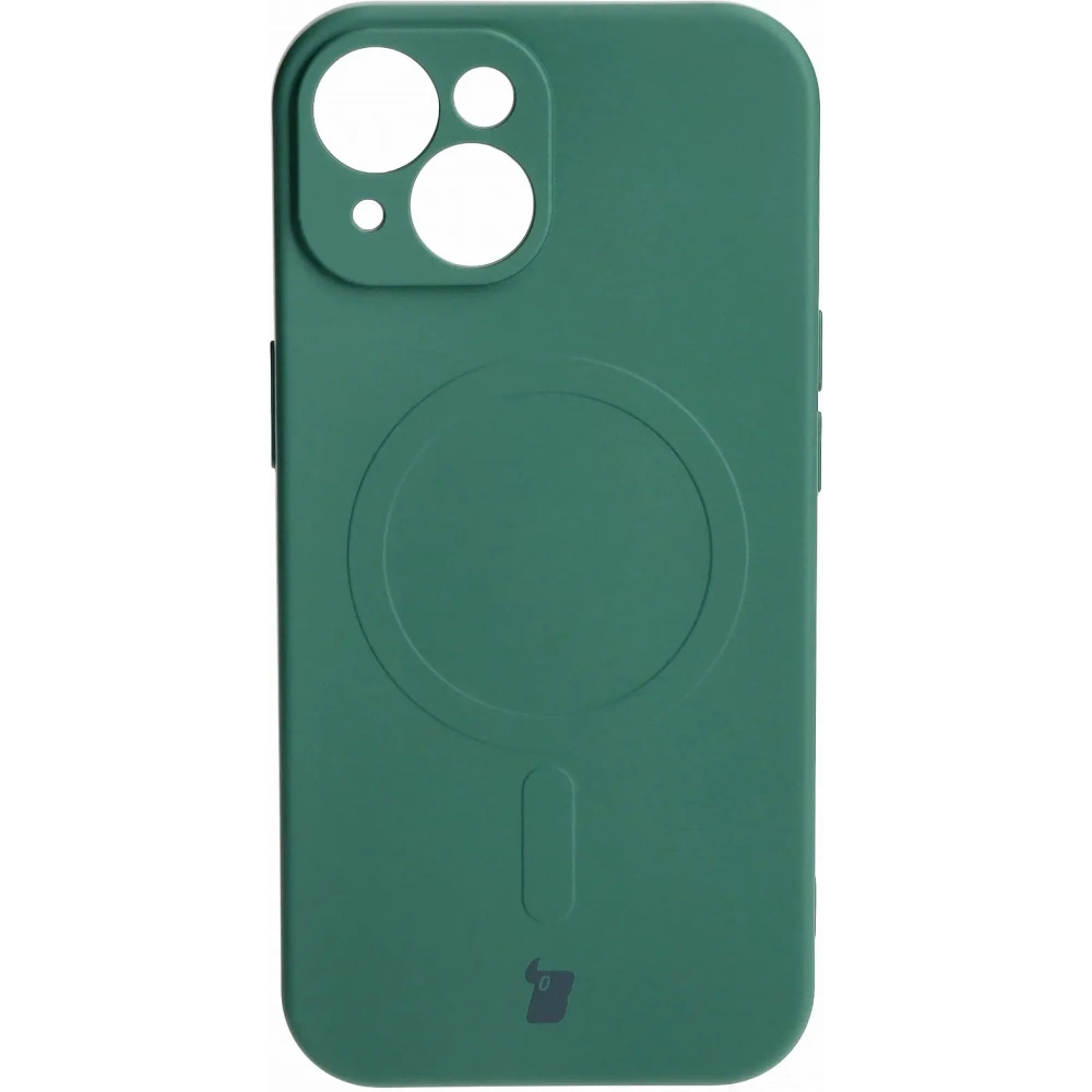 Hurtownia GSM - Bizon Case Silikon Magnetic Apple iPhone 15 dunkelgrün - BIZ3521 - {ean13} - Hurt