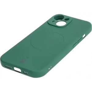 Wholesale Bizon Case Silicone Magnetic Apple iPhone 15 dark green - BIZ3521 - {ean13} - Hurt