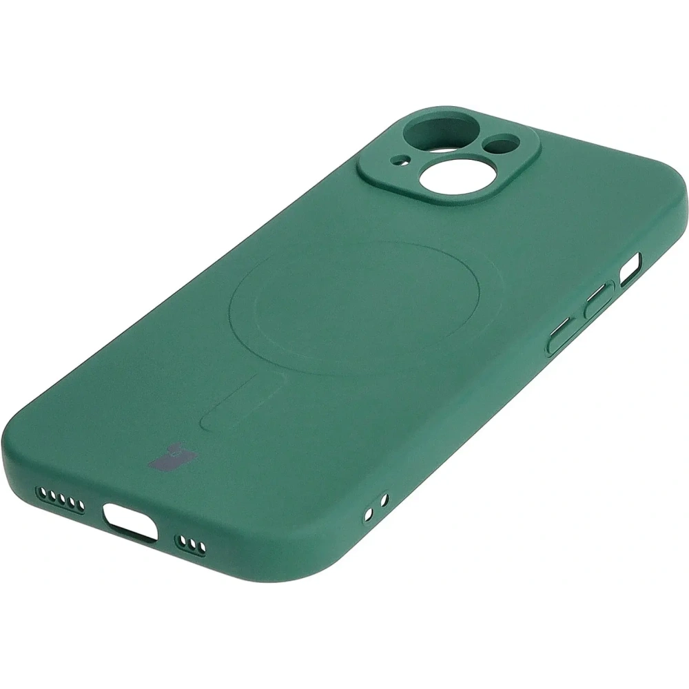 Hurtownia GSM - Bizon Case Silikon Magnetic Apple iPhone 15 dunkelgrün - BIZ3521 - {ean13} - Hurt