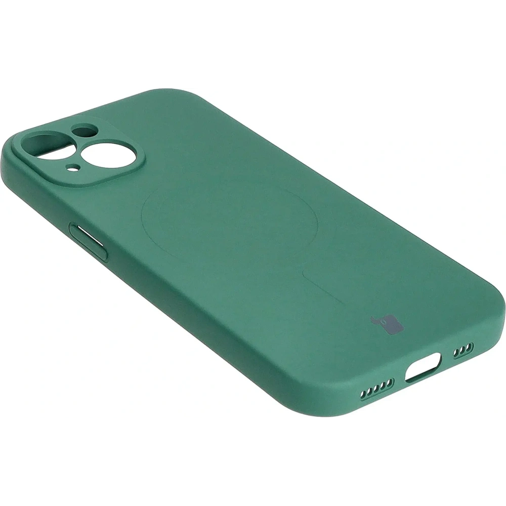 Hurtownia GSM - Bizon Case Silikon Magnetic Apple iPhone 15 dunkelgrün - BIZ3521 - {ean13} - Hurt