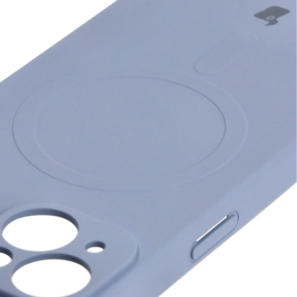 Hurtownia GSM - Etui silikonové s magnetickým kroužkem Bizon Case Silicone Magnetic pro Apple iPhone 15 šedé - BIZ3522 - {ean13} - Hurt