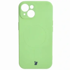 Wholesale Bizon Case Silicone Magnetic Apple iPhone 15 light green - BIZ3523 - {ean13} - Hurt